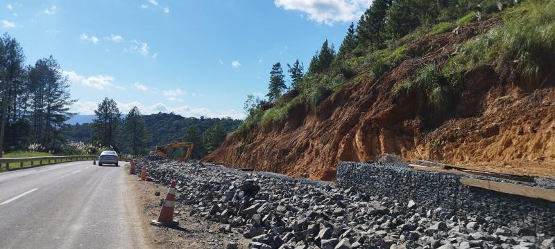 BR-280: Serra de Corupá é liberada para veículos leves