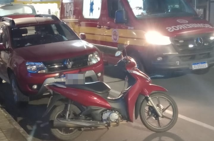 Acidente no centro