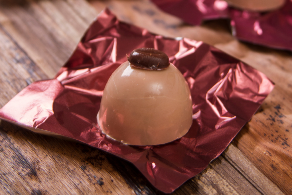 Bombom ao creme trufado de café
