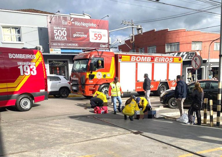 atropelamento rio negrinho