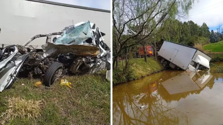 Batida-entre-carro-e-caminhao-mata-dois-adultos-e-uma-crianca-na-BR-282-em-SC-944x531