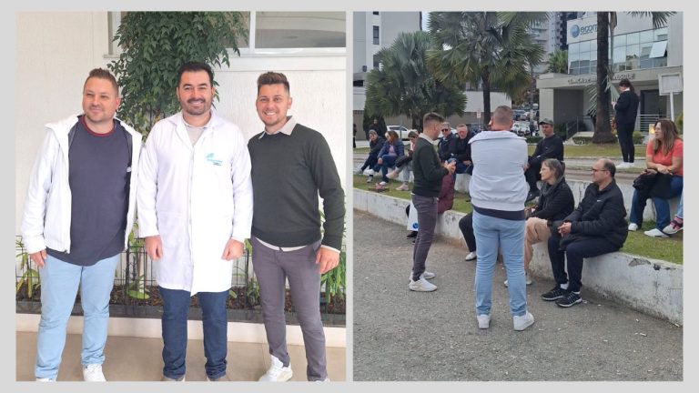 Visita de vereadores em Brusque