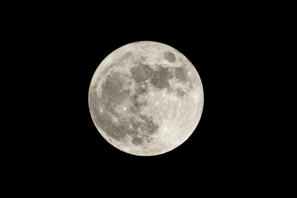 Ilustração da Lua cheia